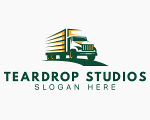 Transport Truck Forwarding logo design