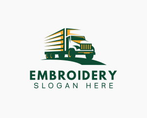 Transport Truck Forwarding logo design