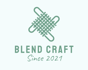 Interweave - Green Weave Textile logo design