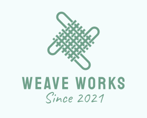 Green Weave Textile logo design