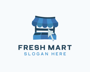  Online Shop Market Logo