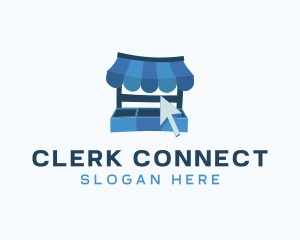 Clerk - Online Shop Market logo design