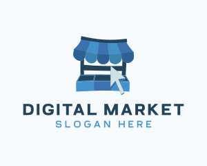 Online Shop Market logo design