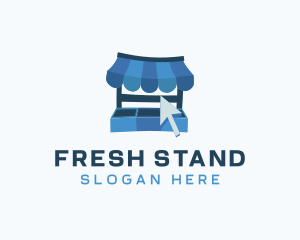 Stand - Online Shop Market logo design