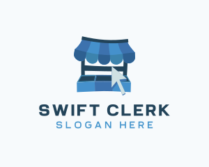 Clerk - Online Shop Market logo design