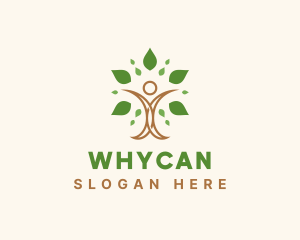 Wellness Human Tree Logo