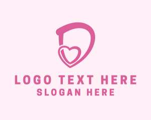 Love - Beauty Salon Letter D logo design