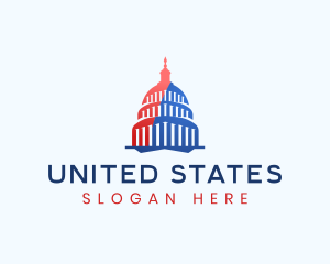 USA Capitol Architecture logo design