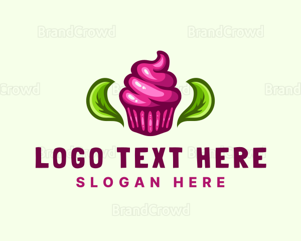 Pastry Cupcake Food Logo