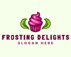 Frosting - Pastry Cupcake Food logo design