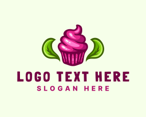 Pastry Cupcake Food Logo