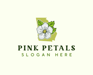 Georgia Cherokee Rose logo design