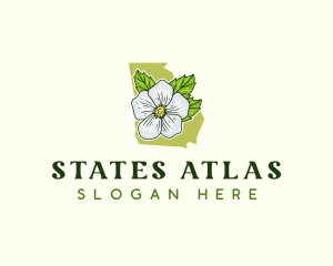 Georgia Cherokee Rose logo design