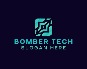 Generic Square Tech Developer logo design