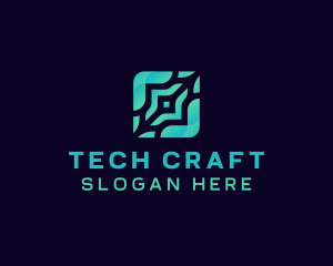 Developer - Generic Square Tech Developer logo design