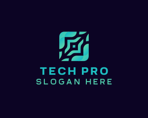 Developer - Generic Square Tech Developer logo design