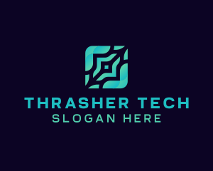 Generic Square Tech Developer logo design