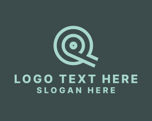 Monogram - Target Business Letter Q logo design