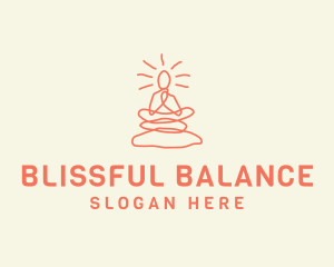 Yoga Rock Balance logo design