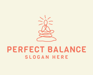 Yoga Rock Balance logo design