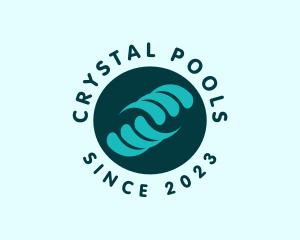 Pool - Water Ocean Wave logo design