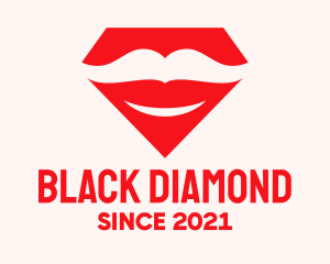 Diamond Beauty Mouth logo design