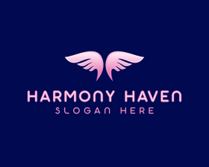 Holistic - Angelic Holistic Wings logo design