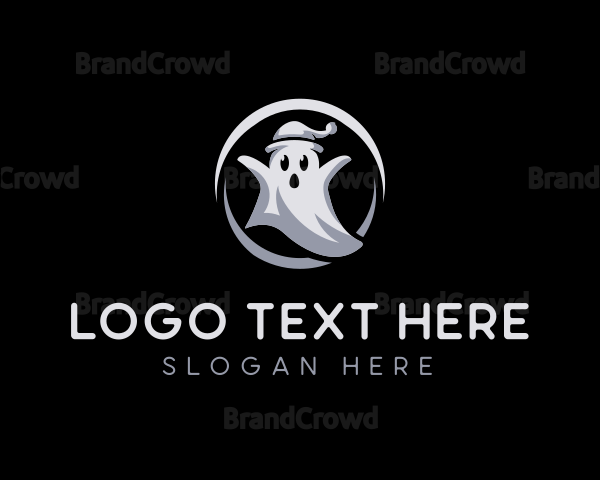 Haunted Ghost Hat Logo