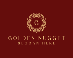 Golden Ornamental Boutique logo design