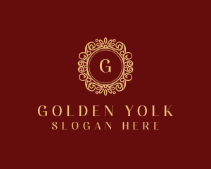 Golden Ornamental Boutique logo design