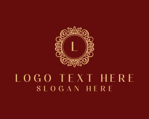 Royal - Golden Ornamental Boutique logo design