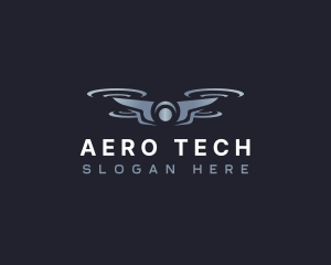 Drone Aerial Tech logo design