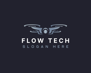 Drone Aerial Tech logo design