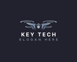 Drone Aerial Tech logo design