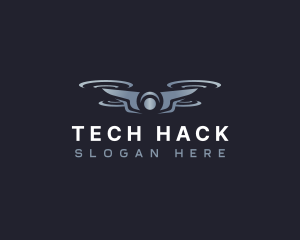 Drone Aerial Tech logo design