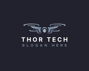 Drone Aerial Tech logo design