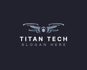 Drone Aerial Tech logo design