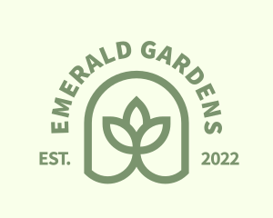 Spa Garden Plant  logo design