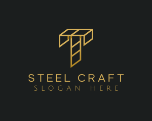Steel - Construction Industrial Steel logo design