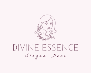 Elegant Nature Goddess logo design