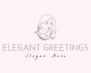 Elegant Nature Goddess logo design