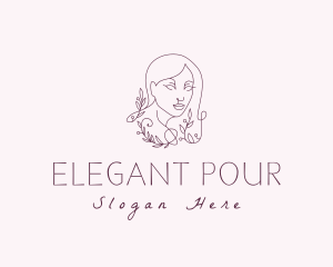 Elegant Nature Goddess logo design