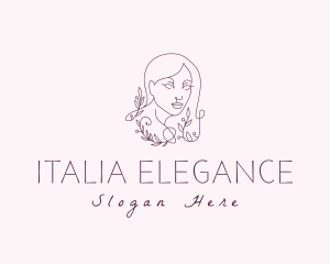 Elegant Nature Goddess logo design