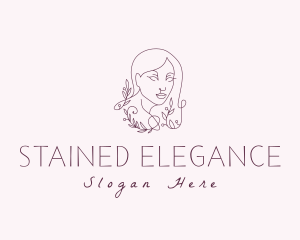 Elegant Nature Goddess logo design