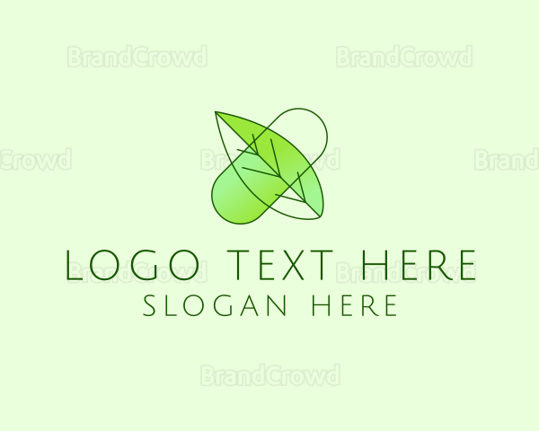 Herbal Medicine Pill Logo