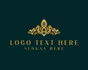 Kingdom - Royal Luxury Crown logo design