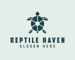 Green Leaf Turtle logo design