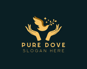 Religious Dove Bird logo design