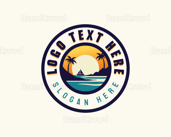 Ocean Boat Getaway Logo