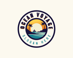 Ocean Boat Getaway logo design